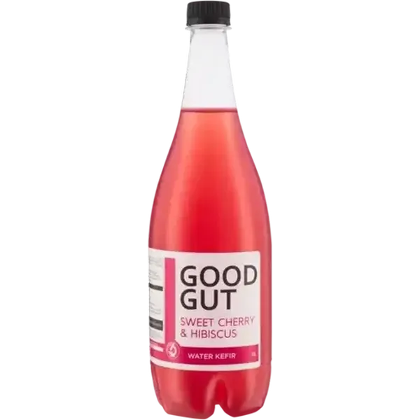 Good Gut Sweet Cherry & Hibiscus Flavoured Water Kefir 1L