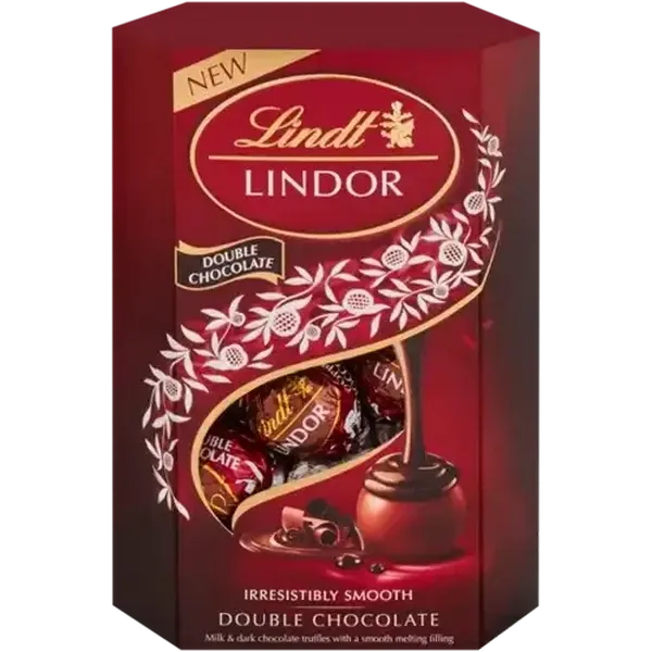 Lindt Irresistibly Smooth Double Chocolate Truffles 200g