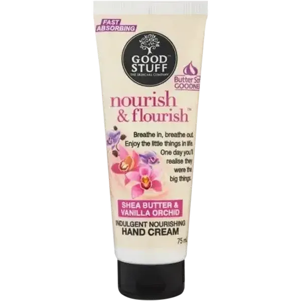 Good Stuff Nourish & Flourish Shea Butter & Vanilla Orchid Hand Cream 75ml