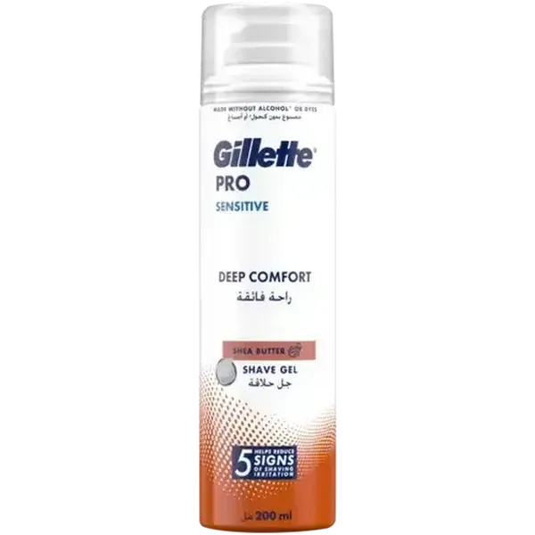 Gillette Pro Deep Comfort Shave Gel 200ml