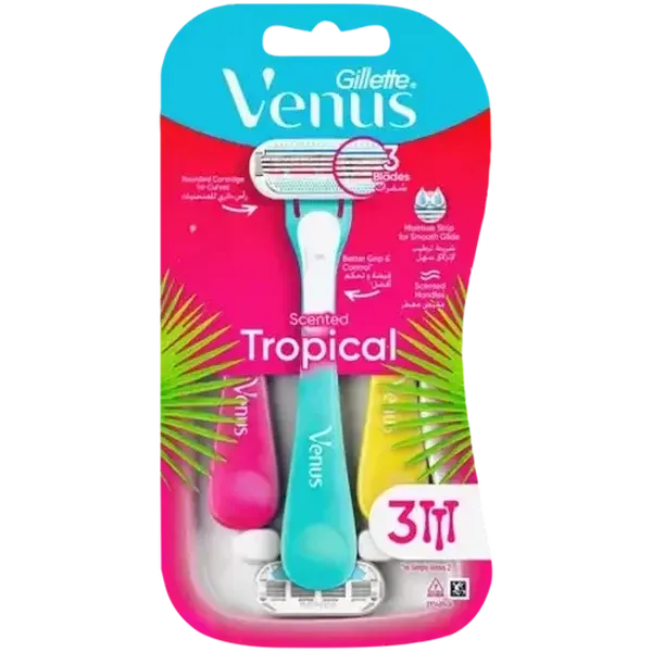 Gillette Venus Tropical Disposable Razor 3 Pack