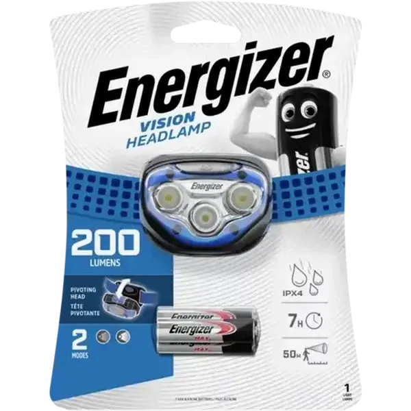 Energizer Vision Headlamp with Batteries