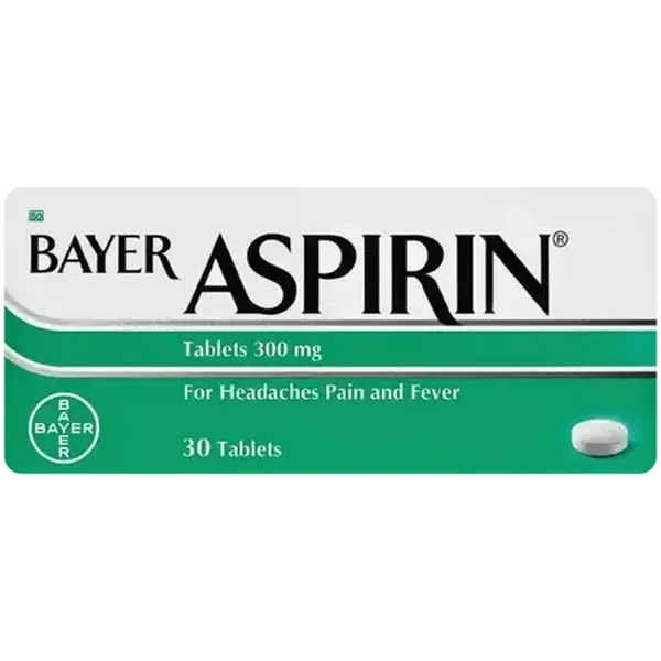 Bayer Aspirin Tablets 30 Pack