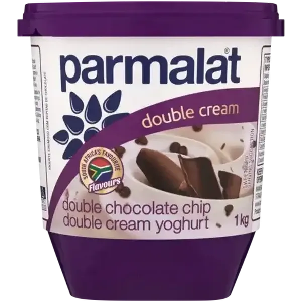 Parmalat Double Chocolate Chip Flavoured Double Cream Yoghurt 1kg
