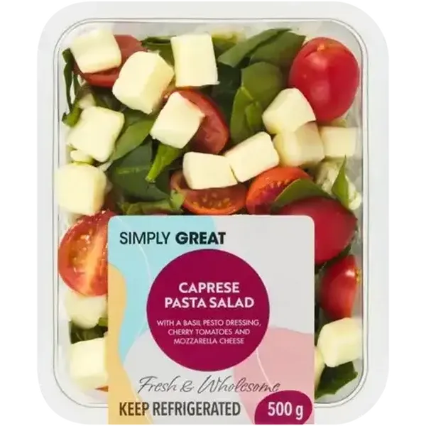 Simply Great Caprese Pasta Salad 500g