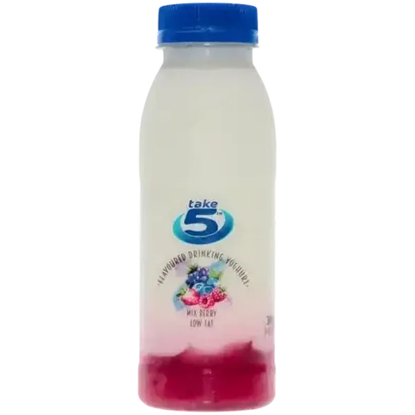 Take 5 Mixed Berry Flavoured Low Fat Drinking Yoghurt 300g