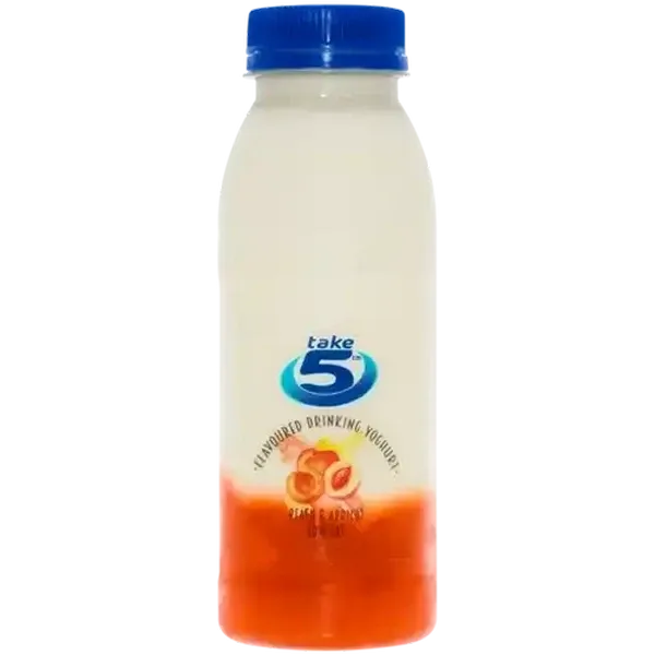 Take 5 Peach & Apricot Flavoured Low Fat Drinking Yoghurt 300g