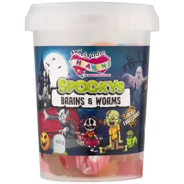 Sweets From Heaven Spooky's Brains & Worms Gummies 450g