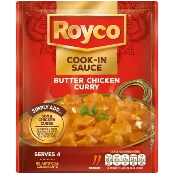 Royco Butter Chicken Curry Cook-In-Sauce 50g