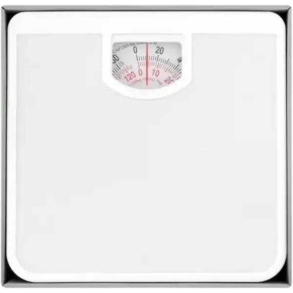 My Personal Scale White & Grey Mechanical Bathroom Scale