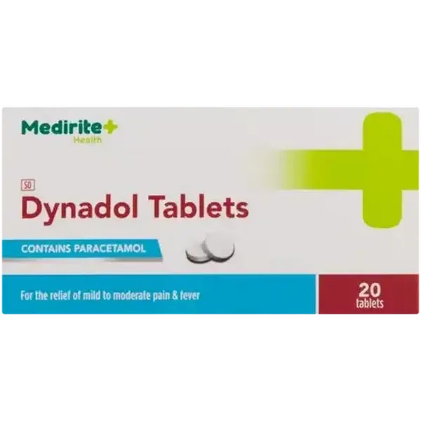 Medirite Dynadol Pain Relief  Tablets 20 Pack