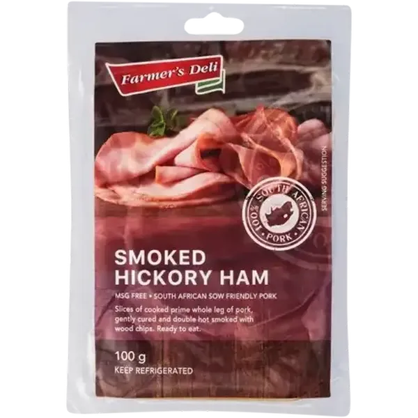 Farmer's Deli Smoked Hickory Ham 100g