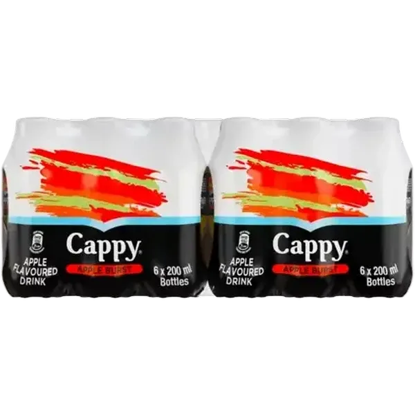 Cappy Apple Burst Flavoured Drinks 24 x 200ml