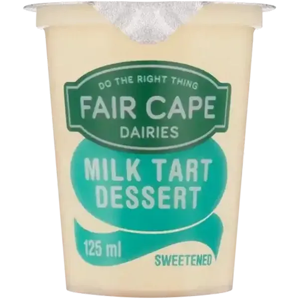 Fair Cape Dairies Milk Tart Dessert 125ml