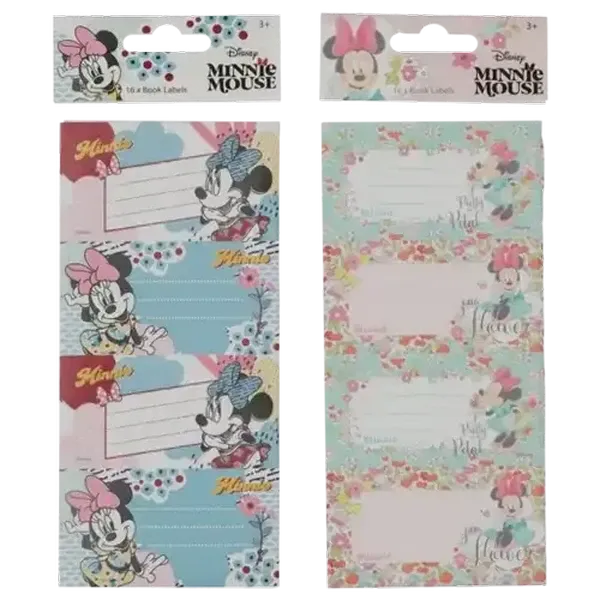 Minnie Mouse Book Labels 16-Pack (Design May Vary)