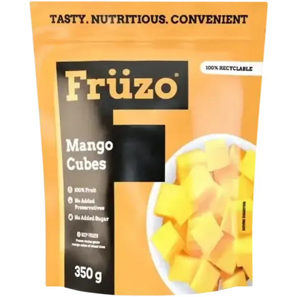 Früzo Frozen Mango Cubes 350g