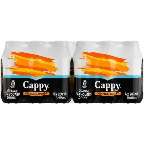 Cappy Orange Burst Flavoured Drinks 24 x 200ml