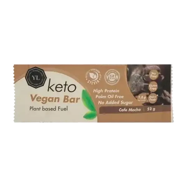 Youthful Living Keto Cafe Mocha Vegan Bar 52g