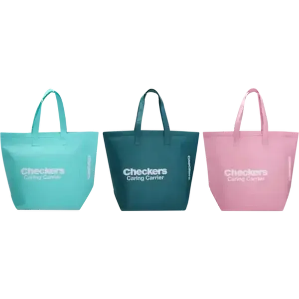 Checkers Reusable Shopping Bag 41cmL x 58cmW x 37cmH (Colour May Vary)