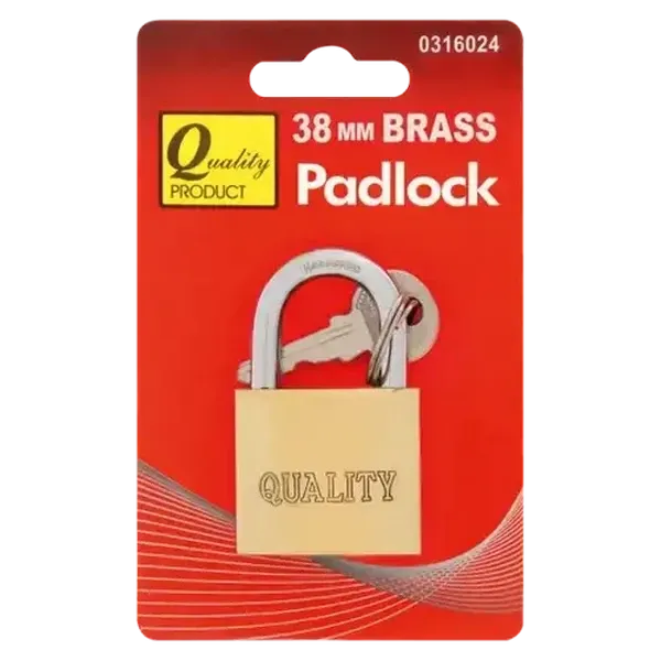 Quality Brass Padlock 38mm
