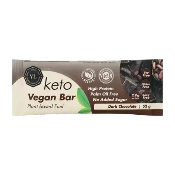 Youthful Living Dark Chocolate Keto Vegan Bar 52g