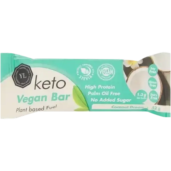 Youthful Living Coconut Dream Keto Vegan Bar 52g