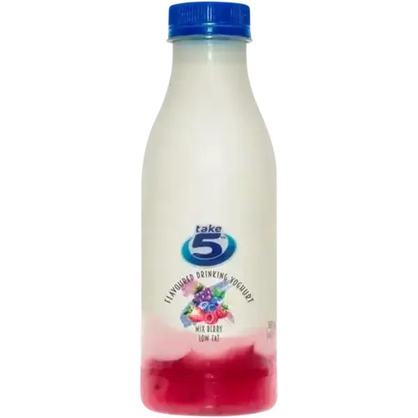 Take 5 Low Fat Mix Berry Flavoured Drinking Yoghurt 500g