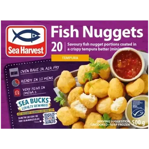 Sea Harvest Frozen Tempura Fish Nuggets 500g