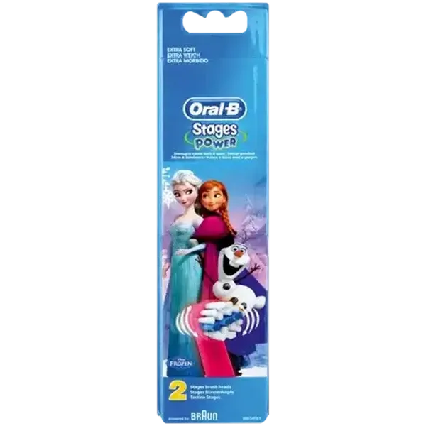 Oral-B Stages Power Frozen Toothbrush Heads 2 Pack