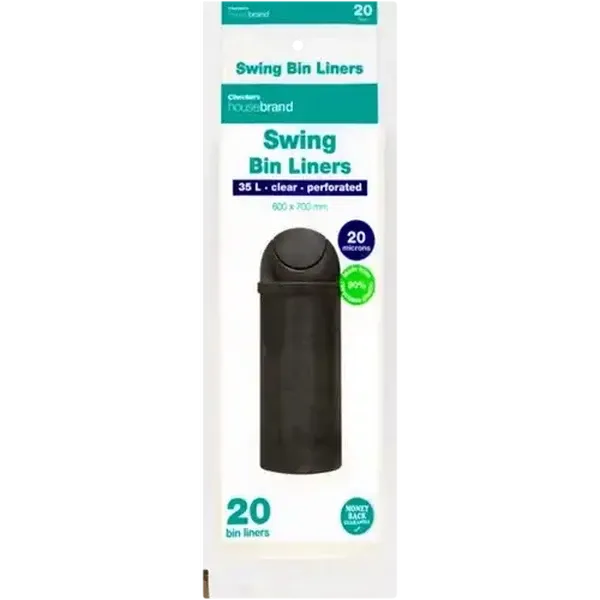 Checkers Housebrand Swing Bin Liners 20 x 35L