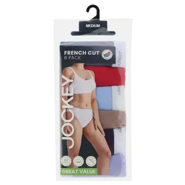 Jockey Ladies Medium French Cut Briefs 6-Pack