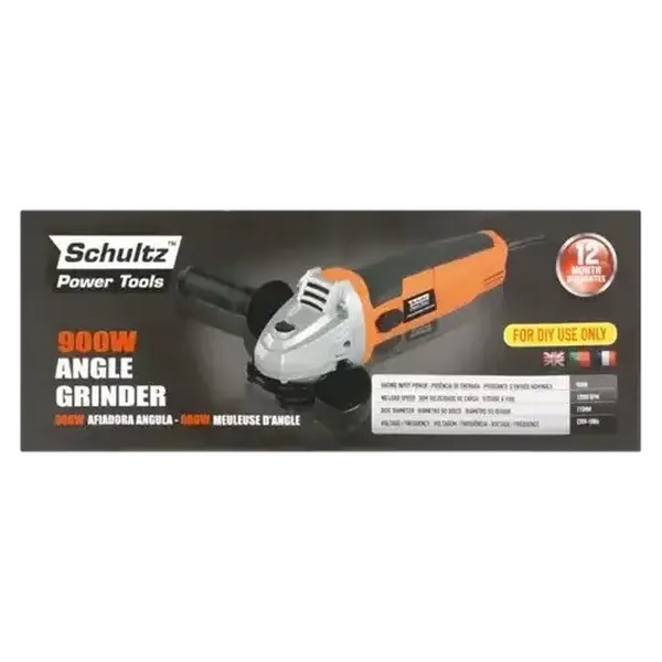 Schultz Power Tools Angle Grinder 900W