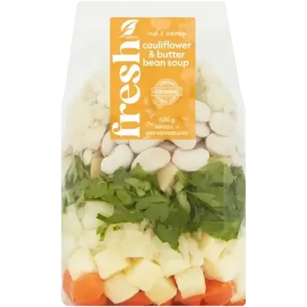 Cauliflower & Butter Bean Soup Veg Mix 600g