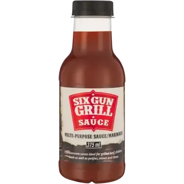 Six Gun Grill BBQ Sauce 375ml