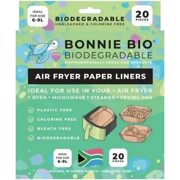 Bonnie Bio Air Fryer Paper Liners 20s