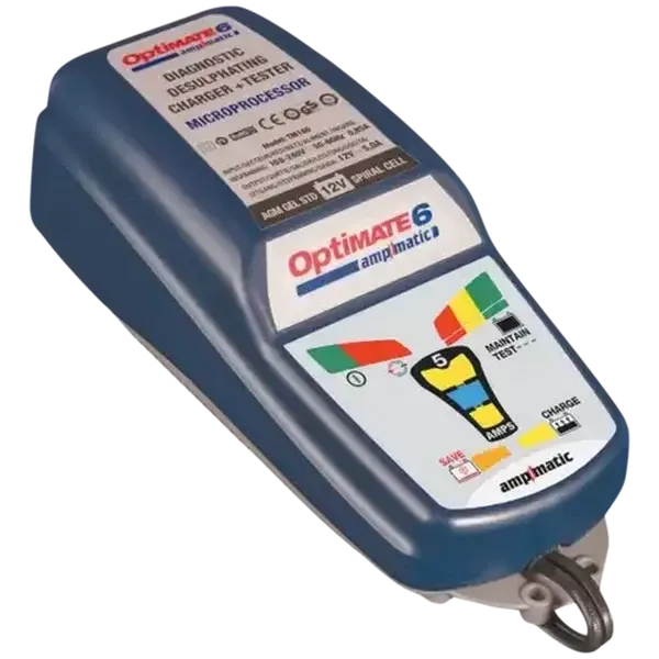 OptiMate 6 Car Battery Charger 12V Set 2 Piece