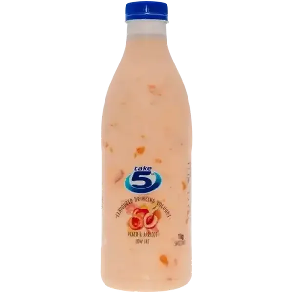 Take 5 Peach & Apricot Flavoured Drinking Yoghurt 1kg