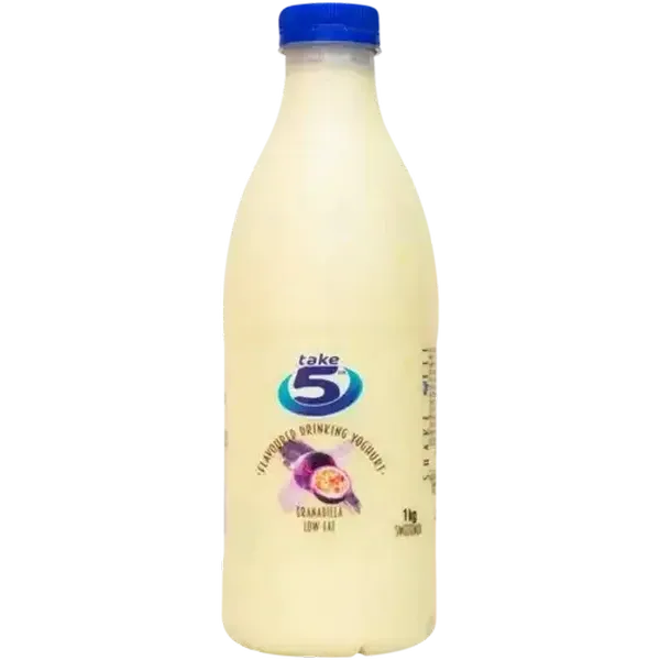 Take 5 Granadilla Flavoured Low Fat Drinking Yoghurt 1kg