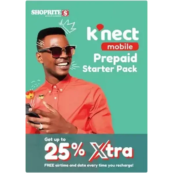 k'nect mobile 3-In-1 Starter Pack SIM Card (Type May Vary)