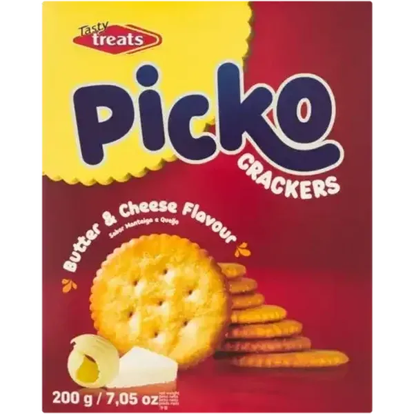 Tasty Treats Picko Butter & Cheese Flavour Crackers 200g