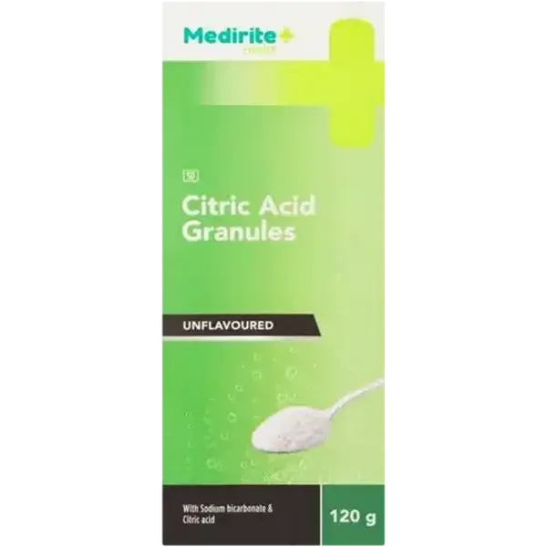 Medirite Unflavoured Citric Acid Granules 120g