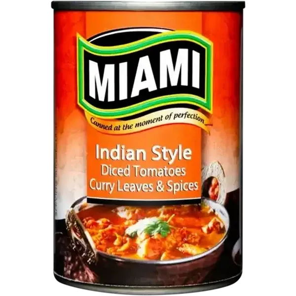 Miami Indian Style Diced Tomatoes 410g