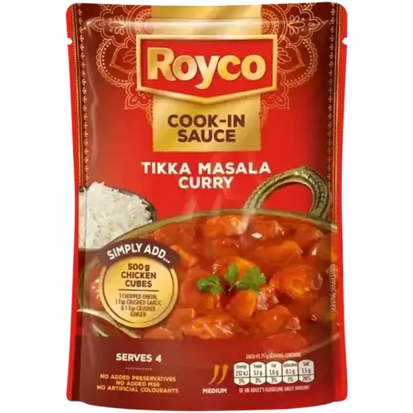 Royco Tikka Masala Curry Cook-In Sauce 375g