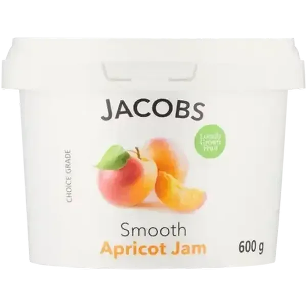 Jacobs Jam Co Smooth Apricot Jam 600g