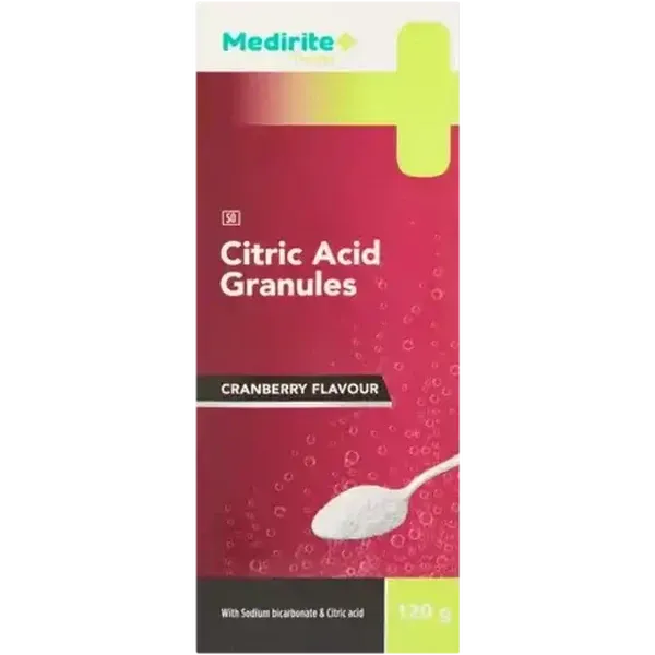 Medirite Cranberry Flavour Citric Acid Granules 120g