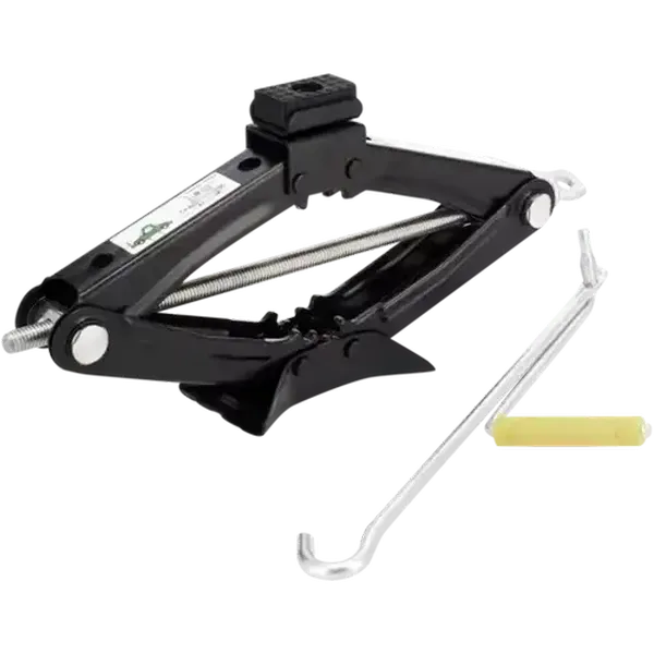 Q Premium 1-Ton Black Scissor Jack
