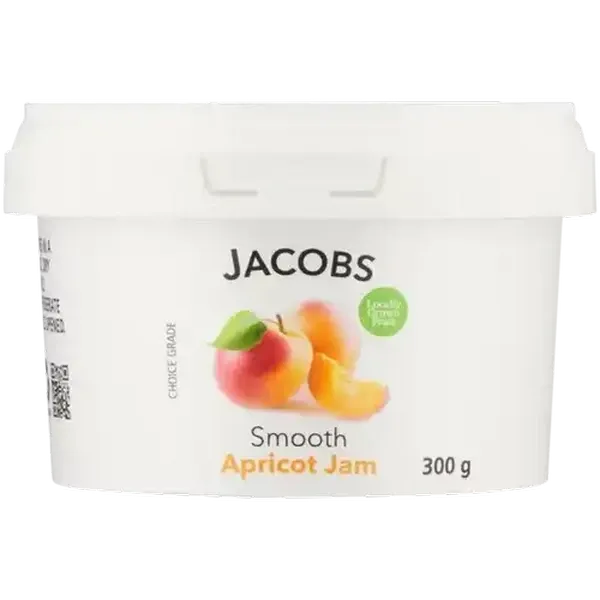 Jacobs Jam Co Smooth Apricot Jam 300g