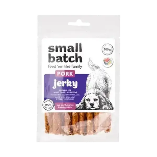 Smallbatch Pork Jerky Dog Treats 100g