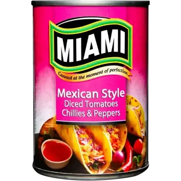 Miami Mexican Style Diced Tomatoes 410g