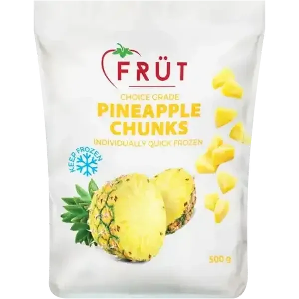 Früt Frozen Pineapple Chunks 500g